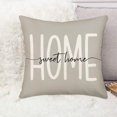 thumbnail image 4 of Home Sweet Home Bless This Home Throw Pillow Covers 20x20 Inch Set of 4 Eucalyptus Leaves Truck Vase Decorations Cushion Case Spring Summer Seasonal Decor for Home Sofa Couch, 4 of 5