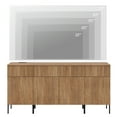 thumbnail image 6 of 63" Modern Wood 3-Drawer Dresser with Reeded Design, Minimalist Dresser Organizer Storage With Charging Station for Bedroom,Living room, Entryway, 6 of 9