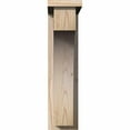 thumbnail image 2 of 5 1/2"W x 14"D x 22"H Huntington Smooth Corbel w/Backplate, Douglas Fir, 2 of 9