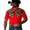 j109-Red, variant on LIIPEE Western Cowboy Floral Graphic Shirt For Men Short Sleeve Turn Down Collar Button Up Shirts Male Comfortable Breathable Tops,XXXXL