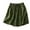 XNG1-Green, variant on Linen Cotton Shorts for Womens Elastic Waisted Wide Leg Shorts Loose Lightweight Lounge Shorts Comfy Summer Beach Shorts