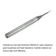 thumbnail image 4 of Uxcell 1/8" Shank 0.3mm x 1.5mm Diamond Film Coated Carbide End Mill CNC Router Bits 2 Pack, 4 of 6