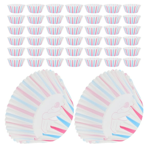 100 Pcs Cake Tray Large Muffin Liners Cupcake Cups Appetizer Festive Muffins Wrappers