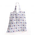 thumbnail image 2 of 4th of July Reusable Market Bag, Rockets and Hearts Celebration Freedom of the United States Flag Design, Printed Foldable Bag for Shopping and Grocery Large Capacity, Red Royal Blue, by Ambesonne, 2 of 4