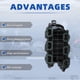 thumbnail image 3 of Colector de admisión MITZONE compatible con Jeep 3.6 L V6 2011-2018, 3 of 7