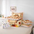 thumbnail image 6 of Manfei Leopard Print Farm Car 7-Piece Twin Bedding,Autumn Maples Leaf Bedding Comforter Set,Halloween Reversible, 6 of 7