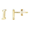 thumbnail image 2 of Pitauce Earrings for Women Gold 26 Alphabet Letters Initials Stud Earrings with Gold Plated Finish Personalized Initial Earrings, 2 of 3