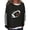 Black, variant on Football Printed Sweatshirts for Women, Crewneck Long Sleeve Loose Fit, Fall Game Day Casual Graphic Tops S-3XL