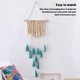 thumbnail image 4 of Tapiz de borla de algodón natural tejido a mano étnico bohemio Boho colgante decoración decoración dormitorio fondo ornamento regalo Inevent HA009168-00, 4 of 6