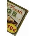 thumbnail image 3 of Farm Fresh Eggs Metal Tin Sign Decor Art Chicken Coop Kitchen Cottage Farm 12 x 8, 3 of 3