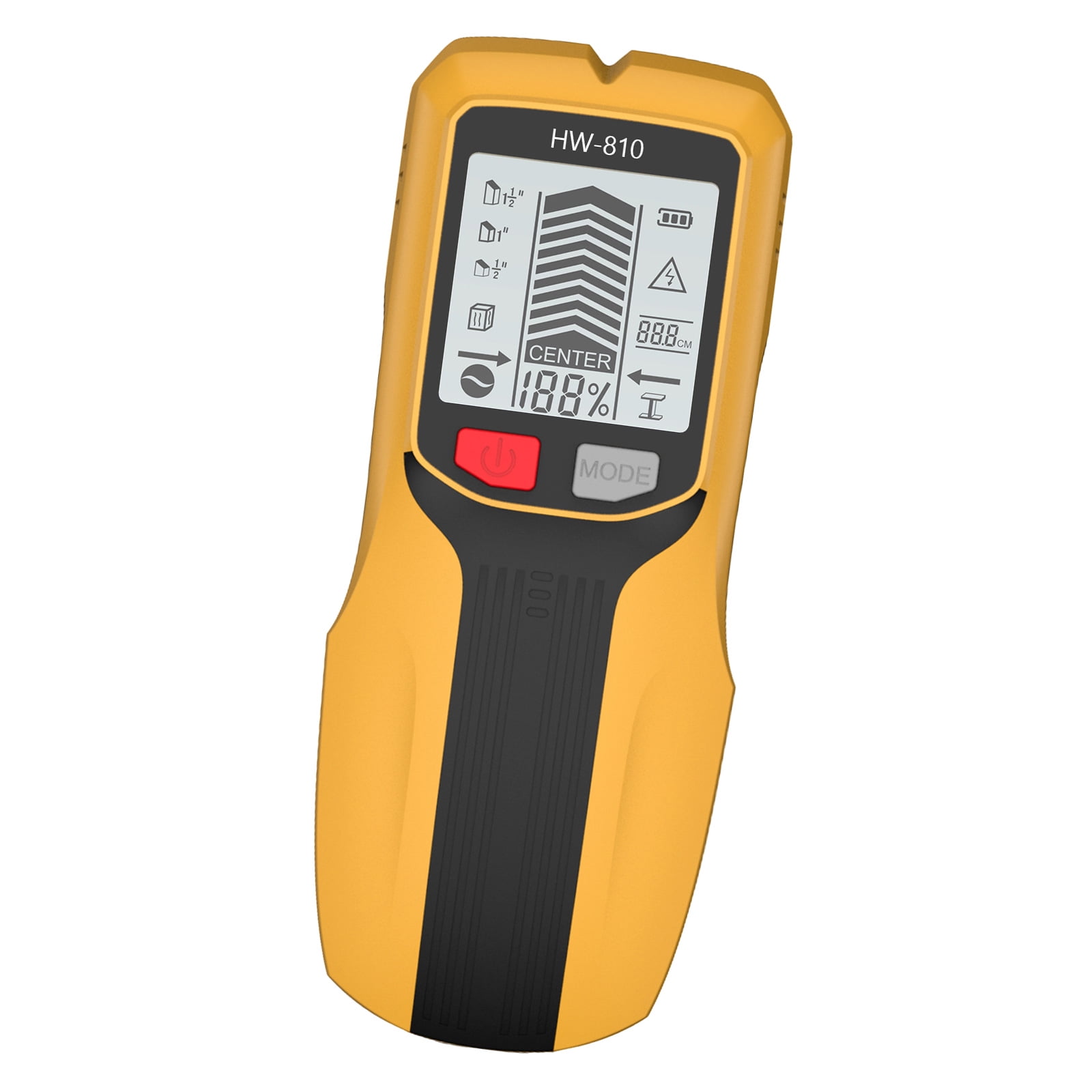 Lightweight 5 in 1 Wall Detector for Quick and Easy Detection of Metal Cables and Structural Studs Wall Scanner