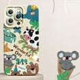 thumbnail image 1 of For Watercolor Animal Apple 14promax+ Phone Case Men And Women New Cute IPhone13pro/14pro High-end 12 Silicone Full Coverage Anti-drop 11 11pro 11promax Couple Phone Case, 1 of 1