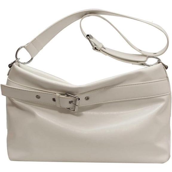 Kukuzhu Hobo Bag for Women PU Leather Shoulder Crossbody Bag Soft Purse Handbag Slouchy Large Totes Retro Top Handle Bag