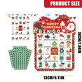thumbnail image 5 of BESTSKY 2026 New 24 Player Festive Bingo Game Set 33 Pieces Family Holiday Activity with Number Tokens Christmas Bingo Cards for Family,Party,Holiday,Kids,Friends, 5 of 6