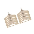 thumbnail image 1 of kurtrusly 12x Dollhouse Clothes Hangers Miniature Doll House Clothing Rack Mini Toy, 1 of 8