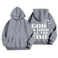 thumbnail image 3 of SIYUDAN Womens Hoodies Jesus Loves You Hooded Sweatshirts Letter Print Hoodies Oversized Womens Pullover Sweatshirts Womens Winter Tops Preppy Clothes, 3 of 3