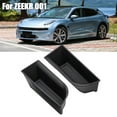 thumbnail image 1 of SPRING 2pcs Black ABS For Zeekr 001 2022*2024 Car ABS Front Door Inner Armrest Handle Door Storage Box Replacement Car Accessories, 1 of 8