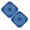 Blue*2, variant on Square Drain Cover for Shower Drain Hair Catcher Flat Silicone Plug for Bathroom and Kitchen Filter Shower Drain Protection Flat Strainer Stopper with Suction Cup,1Pcs(Gray)