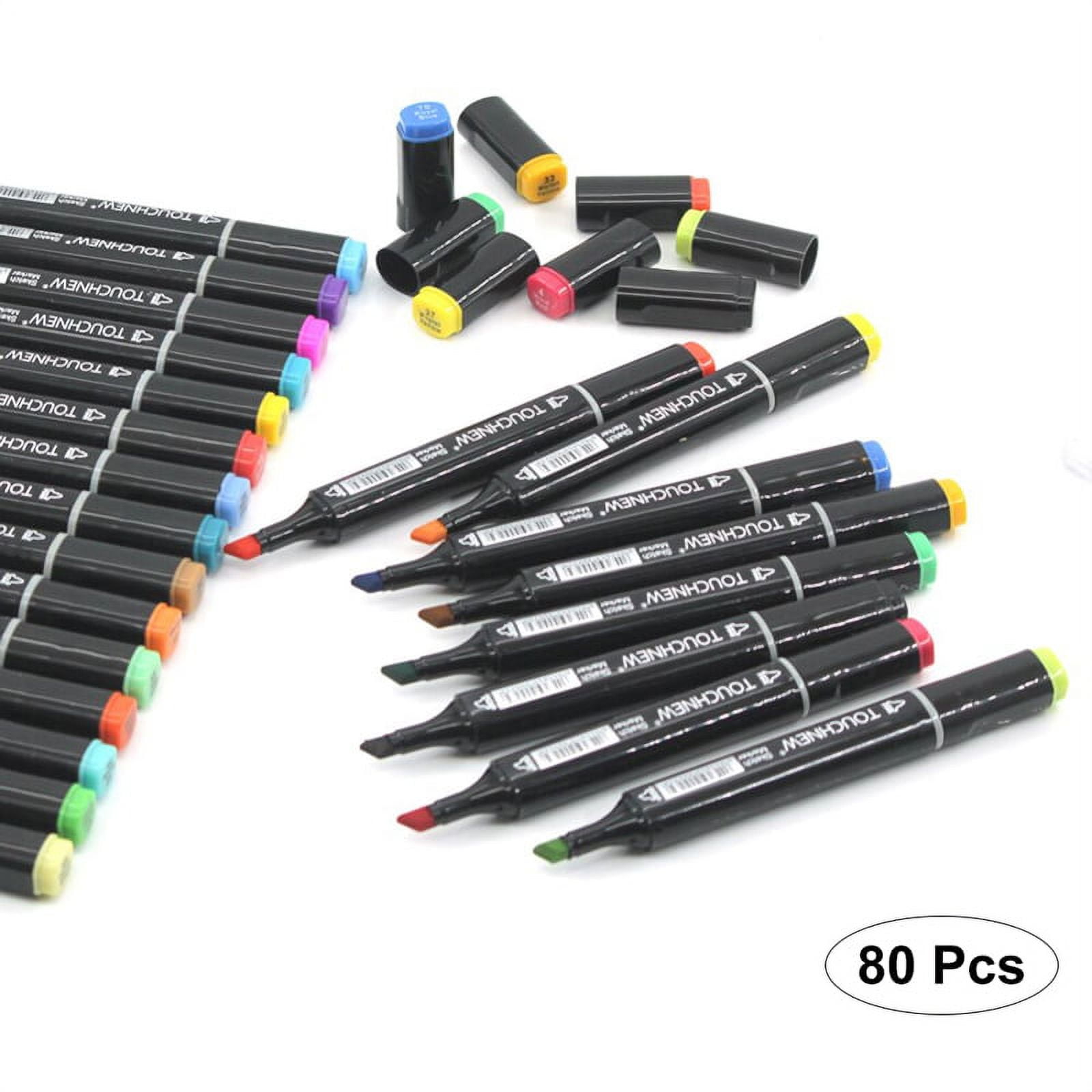 80 Colors Double-sided Marker Set Sketch Markers Sketching Set 80 Pieces  Per Bag Sketching Markers Ns2