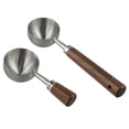 thumbnail image 4 of Multi Purpose 30ML Coffee Scoop Set with Walnut Wood and Stainless Steel, 4 of 11