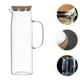 thumbnail image 5 of EeaseMX Jarra de vidrio de gran capacidad de 1,2 l para agua fría, zumo de fruta, 1 unidad, 5 of 7
