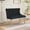 Black and Silver, variant on 46" Tufted Loveaseat Settee Sofa Bench with Upholstered Back, 2-Seat Dining Bench with 4 Solid Legs and Handmade Buttons, Morden Kitchen Chair for Hallway, Entryway, Living Room, Gray and Sliver