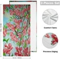 thumbnail image 2 of Dreamtimes Spring Cherry Blossom Birds Hand Towels 2 PCS, Watercolor Flowers Kitchen Towel Ultra Soft and Highly Absorbent,Decorative Fingertip Face Towel for Bathroom Hotel, 28.3"x14.4", 2 of 6