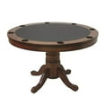thumbnail image 1 of RAM Gameroom Products  48 in. Round 2 in 1 Poker Table - Cappuccino, 1 of 1