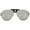 GOLD LIGHT GREY MIRROR SILVER, variant on Versace VE 2252 Metal Unisex Aviator Sunglasses Gold/Black 63mm Adult
