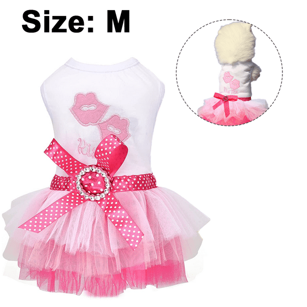 Ropa para perro pequeno y nina Yorkie Chihuahua chaleco tutu de encaje para cachorro falda disfraz de princesa para perro juego de 2 Bodega Aurrera en linea