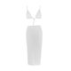 thumbnail image 3 of Traje de baño de tres piezas de bikini cómodo de nailon de color sólido para mujer Traje de baño de tres piezas para mujer OAVQHLG3B Store  lin121212, 3 of 4