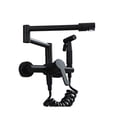 thumbnail image 2 of Copper Wall Type Hot And Cold Basin Kitchen Faucet Foldable Extension Faucet Universal Folding Rotary Balcony Sink Tap ,Easy Opearte, 2 of 6