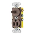 thumbnail image 1 of Bryant Electric RC108 Electrical, Combination Switch, Brown, 1 of 3