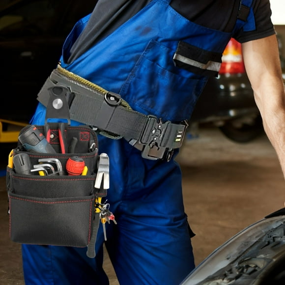 Heavy Duty Tool Bag with Multiple Pockets for Organized Storage and Easy Transportation