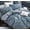 Blue, variant on SLEEPBELLA Queen Size Duvet Cover Set with Button Closure - Multicolor Leaves Botanical Luxury Bedding for a Comfortable Sleeping