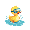 thumbnail image 5 of Cartoon Duck Theme Stickers, Waterproof Duck Theme Sticker for Water Bottle Laptop Phone Cases Planner Skateboard Luggage Helmet Party Favor Decor, Ideal for Adults Teens Teacher Rewards, 5 of 8