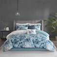 thumbnail image 2 of Adella Teal 7 Piece Cotton Printed Comforter Set, 2 of 12