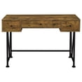 thumbnail image 6 of Coaster Analiese 47-inch 3-drawer Engineered Wood Writing Desk in Rustic Nutmeg, 6 of 8