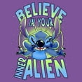 thumbnail image 2 of Girls Lilo & Stitch Believe In Your Inner Stitch T Shirt, 2 of 4