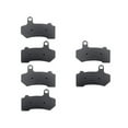 thumbnail image 2 of KMG Front + Rear Brake Pads Compatible with 2008-2011 Harley FLHX Street Glide - Non-Metallic Organic NAO Brake Pads Set, 2 of 4
