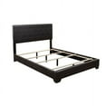 thumbnail image 3 of Conner Twin Upholstered Panel Bed Black, 3 of 5