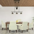 thumbnail image 4 of Patiojoy 2-in-1 Upholstered Rocking Chair with Wood Leg & Pillow Relax Sofa Chair Beige, 4 of 10
