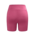 thumbnail image 6 of ZACPNCV Yoga Shorts with Pockets for Girls High Waisted Biker Shorts Hide Tummy Running Work Gym Tight Pants Athletic Shorts Hot Pink 8-9 Years, 6 of 9