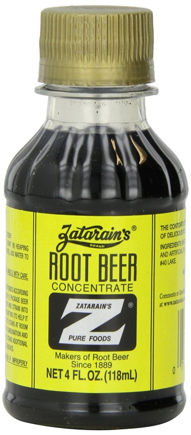 Zatarain's Root Beer Extract Concentrate, 4 OZ (Pack of 4)