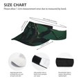 thumbnail image 2 of KLL Sport Sun Visor Hats Ball Caps Empty Top Baseball Sun Cap for Men Women-Green Night Sky Moon Branches, 2 of 6