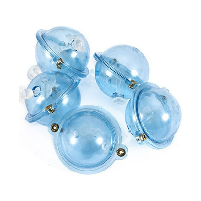 Paquete de 5 bolas de agua flotantes Yuarrent para pesca 40 mm azul