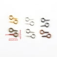 thumbnail image 3 of Steel Eye Pins, 600PCS 4 x 8mm Small Screw Eye Pins for Jewelry Making, Mini Eyelets Threaded Clasps Hooks for Art DIY, Metal Hoop Peg/Bracelet Connectors(Silver), 3 of 9
