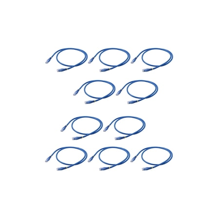 StarTech 3ft. RJ-45 M/M Cat6 Ethernet Stranded Patch Cable Blue 10 Pack price history on PriceWatchPro