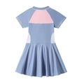thumbnail image 4 of Tiijoy Little Girls Swim Dress Short Sleeve Rash Guard One-Piece Swimsuit Bathing Suit, 4 of 8