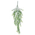thumbnail image 2 of Fake Vines, Artificial Plants Outdoor, Trailing Greenery with Buds Artificial Eucalyptus Vines Fake Hanging Plants for Wall Multiple Colors for Wedding Farmhouse Indoor/Outdoor Party Ornament 1Pcs, 2 of 9